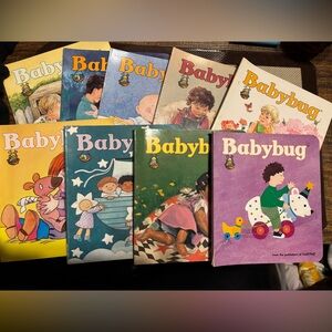 Colorful Babybug Vintage Book Collection Set of 9